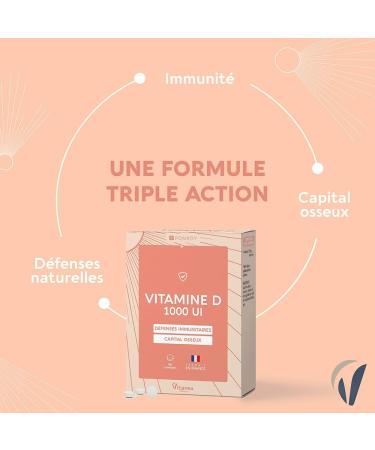 Yves Ponroy Physiotech Vitamin D - Adult Immunity Supplement - Vitamin D3 - Strengthens Bone Capital - 90 Tablets - 90 Days - Made in France - Buy Online on GoSupps.com