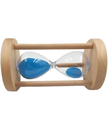 Gazechimp Hourglass Timer - 15 Minute Blue Sandglass for Teeth Brushing Cooking & Training - Stylish Wood & Glass Design - Buy Online on GoSupps.com