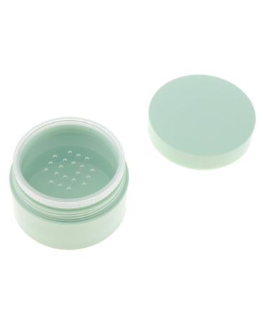 Empty Plastic Loose Powder Compacts Travel Makeup Blush Foundation Loose Powder Tins Container with Lid 5g 15g - 15g
