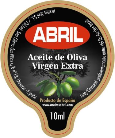  Abril Tarrines single-dose extra virgin olive oil ABRIL 168 jars of 10 ml. - Buy Online on GoSupps.com