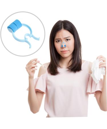 FRCOLOR 30 Pcs Nose Correction Clip - Portable Nose Pincher & Breath Accessory - Sky Blue Nose Clip Set for Convenient Fixing - Household Nose Stopper & Nose Plug - Buy Online on GoSupps.com