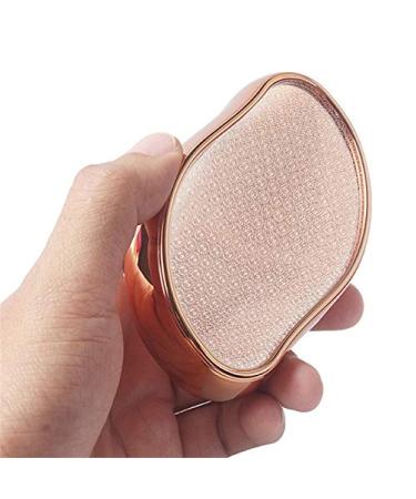 Nykk foot rasp 1 piece exfoliates Foot Hard Dead Skin Pedicure Remove Whubber Peeling Artifact Peeling Nano Glass Foot Plate File Kallus Remener (Color: Gold)