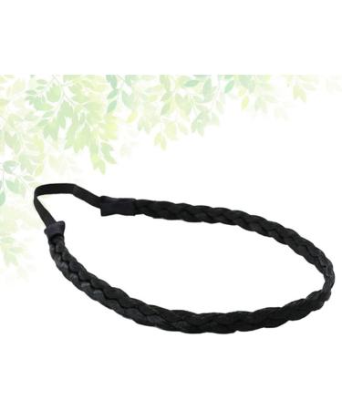Beaupretty Women's Fashion Headbands Braided Headband Classic Chunky Wide Braids Elastic Plaited Hairpiece Decorative Hair Band Hair Accessory for Women (Black) Womens Fashion Headbands - Buy Online on GoSupps.com