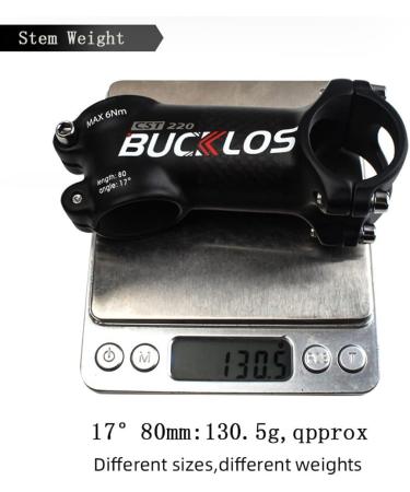EC90 US Stock 6/17 Degree Carbon Fiber MTB Road Bike Stem 60-120mm - Lightweight Aluminum Strengthened Stems for Mountain Bikes - Fits 31.8mm Handlebar, 28.6mm Fork (6 90mm, 17 70mm) - Buy Online on GoSupps.com