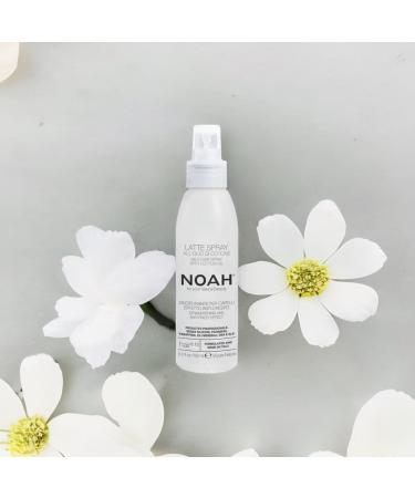NOAH Natural 5.12 Milk Hair Spray with Cotton Oil For Straightening and Anti-Frizzy Effect 150ml - Buy Online on GoSupps.com