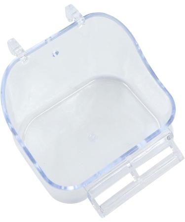 Parrot Bath Box Bird Cage - 1 Piece Parakeet Caged Accessory Supplies Bathing Tub Bath for Most Birdcage Pet Parrot Budgie Parakeet Lovebird Cockatiel Cage Water Shower Transparent - Buy Online on GoSupps.com