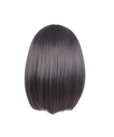 Short Grey Bob Wig for Women | Synthetic Curly & Straight Hairstyles | Perfect for Cosplay & Party | 50s-80s Retro Style - Buy Online on GoSupps.com