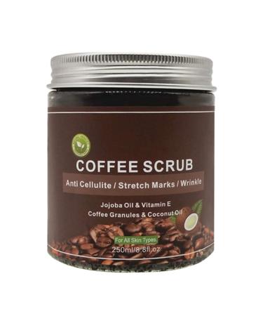 Body peeling peeling natural coffee peeling anti-cellulite peeling organic salt peel from the dead sea for face body legs removal of the dead skin men and women - Buy Online on GoSupps.com