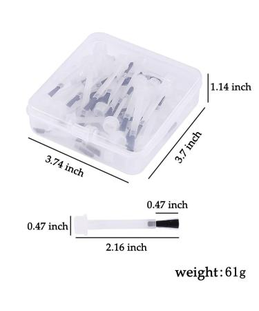 50pcs Replacement Nail Polish Brush Kit | Disposable Nail Art Brushes Set | Premium Soft Bristles & Handle | Nail Accessories & Tools for Perfect Nail Design - Buy Online on GoSupps.com