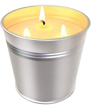 Jasmine & Amber Scented Candle - Three Wick 22oz Soy Candles for Home | 100 Hour Burn Time | Perfect Men s Bedroom Decor - Buy Online on GoSupps.com