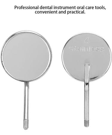 20-Piece Stainless Steel Mirror Replacement Heads for Teeth & Eyelash Inspection | 2.2/2.4 cm Dental Tools - Buy Online on GoSupps.com