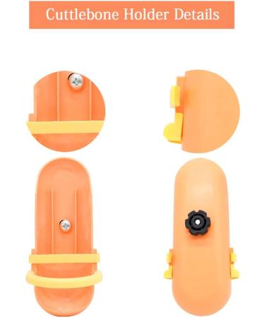 Kingmo Large Bird Cuttlebone for Parakeets - 4 Pack with Plastic Holders | Natural Calcium Source for Parrots, Cockatiels, Budgies | Supports Sharp Beak Health - Buy Online on GoSupps.com