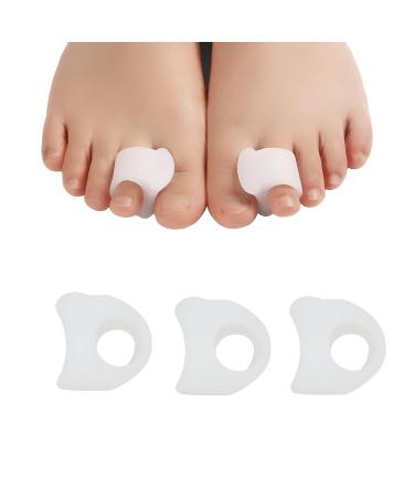Feifanshop Toe Stretcher - 4x Gel Toe Spreader for Bunion Correction Overlapping Toes & Hammer Toes Relief - Buy Online on GoSupps.com