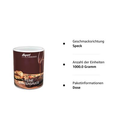 Hepp GmbH Real Roast Gravy 1 Kg - Premium Fine Sauce for Gourmet Dishes | International Shipping Available - Buy Online on GoSupps.com