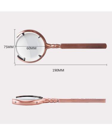 Magnifying Glasses for Hobbies Reading Magnifier Handheld Magnifying Glass 10x Optical Lens Old Man Reading Reading Newspaper Reading Antique Calligraphy and Painting Appreciation Vision - Buy Online on GoSupps.com