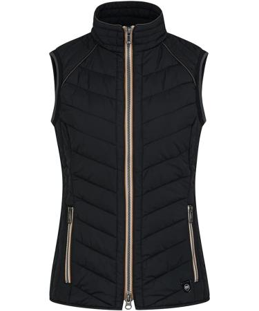 Knuffelwuff Women's Riverside Vest - Lightweight Breathable Water-Repellent Quilting Jacket with Pockets for Outdoor Hiking Travel & Walking - Windbreaker in Black - Buy Online on GoSupps.com