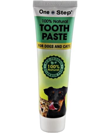 Natural Toothpaste & Toothbrush for Pets | Allergen-Free Dental Care | 100g Tube, Peppermint Flavor - Buy Online on GoSupps.com