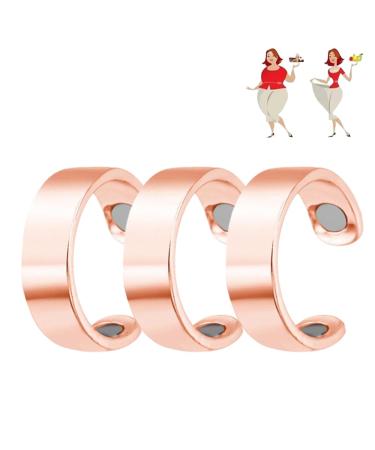 Olux Ring - Magnetic Weight Loss Ring for Women and Men Acupressure Lymphatic Drainage Therapy (E)