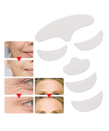 ZJchao Silicone Wrinkle Patches - 6Pcs Smile Lift Patch Set for Face - Reusable Skin Lifting Pads for Eye, Forehead, Chin - Reducing Wrinkles around Mouth and Upper Lip - Buy Online on GoSupps.com