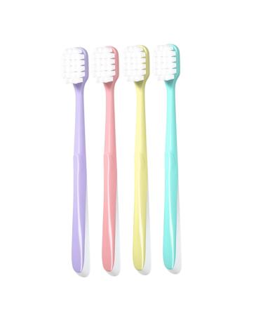 Beaupretty 4 Partial toothbrush set made of soft cotton for men toothbrush for cleaning toothbrushes women's bristles toothbrush for adult toothbrush toothbrush