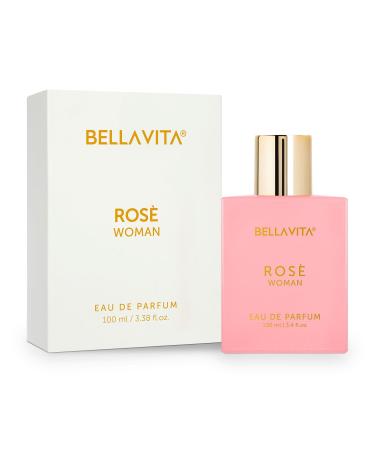 Bella Vita Rose Woman Eau De Parfum Floral Sweet Fragrance 3.4 fl.oz Pink - Buy Online on GoSupps.com