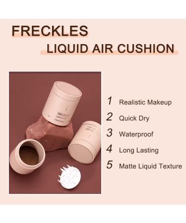 Erinde Liquid Freckle Pen Stamp in 01 Saddle Brown - Waterproof, Long Lasting, Quick Dry Freckles Makeup for Natural Sunkissed Look - Buy Online on GoSupps.com