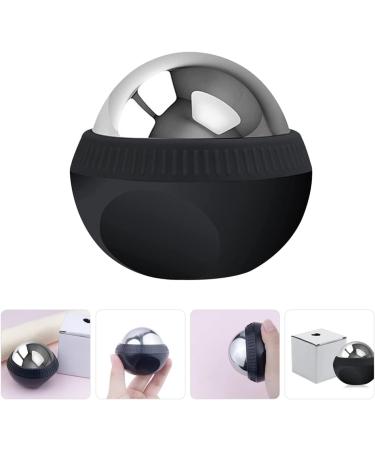 Buy Minkissy 304 Stainless Steel Ice Massage Ball - Removable Cold Compress for Muscle Relief | Metal Massage Tools & Rollball Massager (Black) - Buy Online on GoSupps.com