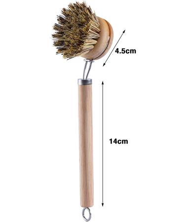 YOXIER Easy-to-use Dishwashing Brush Time-Saving Kitchen Cleaning Tool Pot with Long Wooden Handle Strong Decontamination Comfortable Grip Household Dish C - Buy Online on GoSupps.com