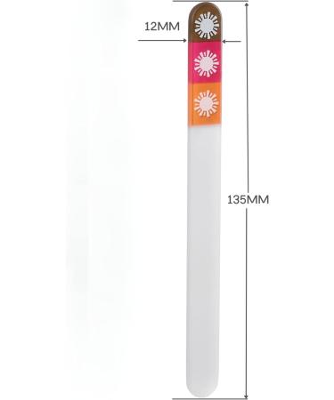 LEIGHTON DENNY Crystal Nail File with Eco Case - RETRO SUN Limited Edition - Small 135mm - Buy Online on GoSupps.com