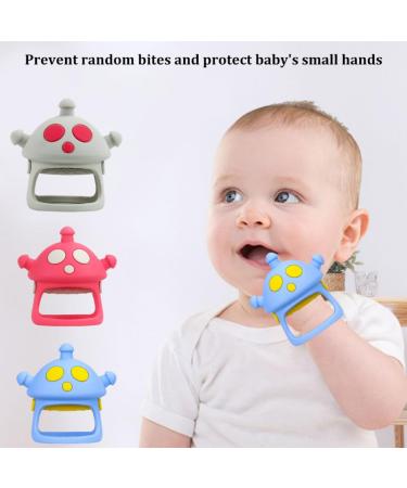 Buy Baby Teether Toys for 0-6 Months - Soft Glove Design for Teething Relief | Ideal Baby Shower Gifts - Buy Online on GoSupps.com