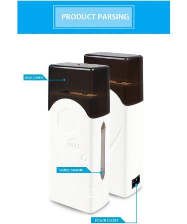 Salon Depilatory Roll On Wax Heating Cartridge - Back Warmers for Men & Women | Body Hair Removal Waxing Tools - Green - Buy Online on GoSupps.com