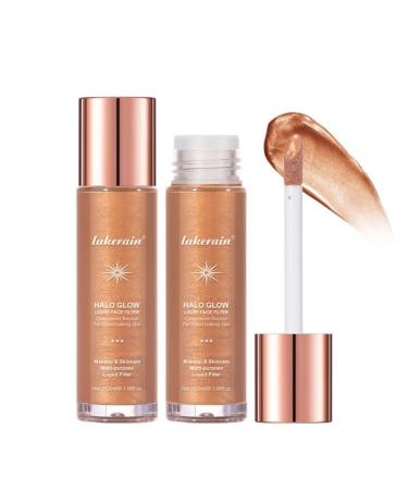 Women Liquid Smooth Moisturizing Contouring Highlighter Face ContoursBeauty Wand FoundationsCosmetics Profession Makeup Contouring Highlighter Stick Shimmers Liquid Bronzer Waterproof Smooth 5