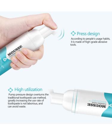Allouli Teeth Mousse Foam Toothpaste | Teeth Whitening Stain Removal & Fresh Breath - Shop Now! - Buy Online on GoSupps.com