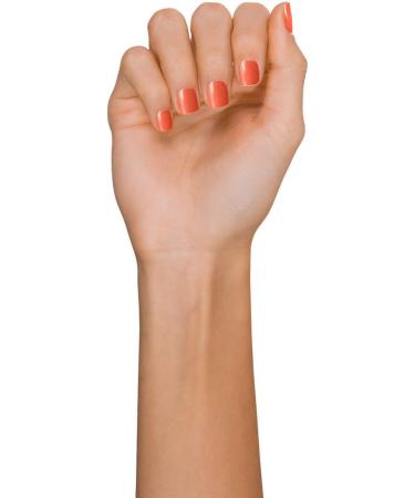 Vegan & Natural Nail Lacquer - Coral Orange 195 Seize the Moment - Natural & Plant-based Ingredients - Shine & Long-Lasting Wear - ALL TIGERS - Buy Online on GoSupps.com