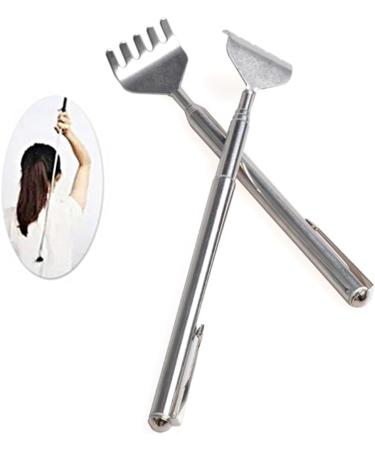 Fomiyes Stainless Steel Telescopic Back Scratcher - Adjustable Tickling Relief for Pregnant Women Durable & Recoverable - Buy Online on GoSupps.com