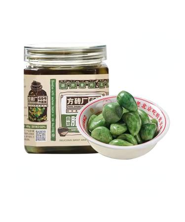 Laba Garlic, Jade Garlic, Fresh Green Garlic, Pickled Vegetable, Pickled with Vinegar, Pickled Garlic, Sugar Garlic, Shandong Special, Sweet and sour garlic (1 can)