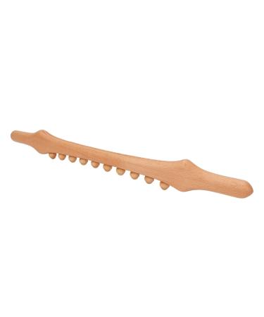 Wood scraping stick wood-scraping massage tab with 10 pearls body scraping massage tab Gua Sha stick for shoulders neck back limb