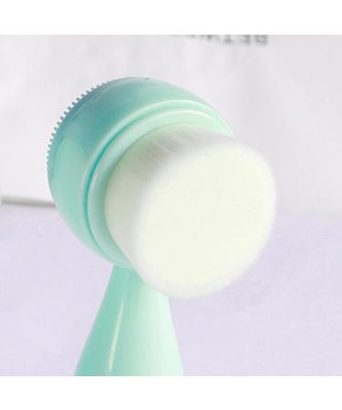 Manual Face Brush Cleanser Dual Purpose Beauty Facial Cleanser Gentle Removal Blackhead Chubby Plum Blossom Face Brush for Facial Scrub Exfoliating Massaging C - Buy Online on GoSupps.com