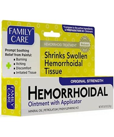 Family Care Hemorrhoidal Ointment with Applicator - Soothing Relief for Hemorrhoid Symptoms - Buy Online on GoSupps.com