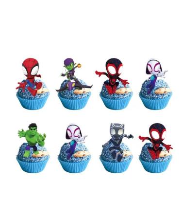 24 cake decorations 24 cupcake tops children's party decorations themed party decorations.