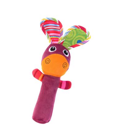 Abaodam 3-in-1 Plush Toy for Toddlers | Cuddly Hand Rattle & Baby Doll Toy | International Shipping Available - Buy Online on GoSupps.com