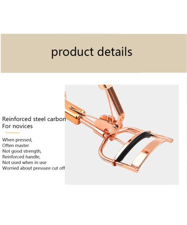 Professional Eyelash Curler - Portable Rose Gold Makeup Tool for Stunning Lashes | International Shipping Available - Buy Online on GoSupps.com