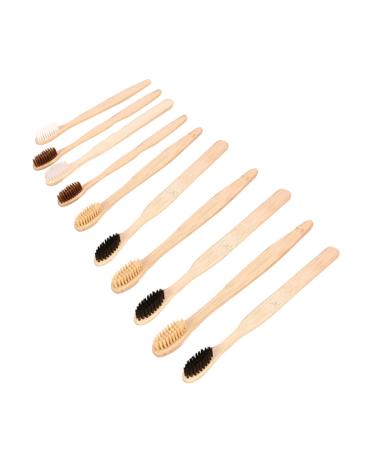 Minkissy 10st hotel toothbrush set Biologically degradable toothbrush portable toothbrush organic toothbrush bamboo toothbrush environmentally friendly toothbrush disposable toothbrush accessories travel