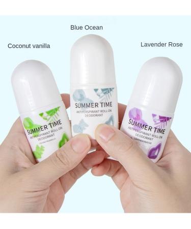 (2pcs) Underarm Deodorant Deodorant Balm Long Lasting Fragrance Walking Bead Deodorant Stick Vegan No Residue Fresh and Dry (Lavender Rose) - Buy Online on GoSupps.com