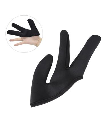 minkissy 1pc Hairdressing Three Finger Cover Hairdressing Finger Glove Hair Straightener Glove Tool Curling Wand Billiard Straightener Gloves Hair Dye Gloves Hairdressing Finger Cover Hand Black 11x10cm - Buy Online on GoSupps.com