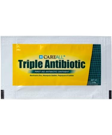 CareALL Triple Antibiotic Ointment 0.9gr - 144 Pack | First Aid for Wounds | Prevent Infection | Compare to Leading Brand - Buy Online on GoSupps.com