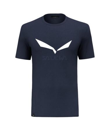 Salewa Men's Solidlogo Dry M T-shirt T-shirts XL Navy Blazer