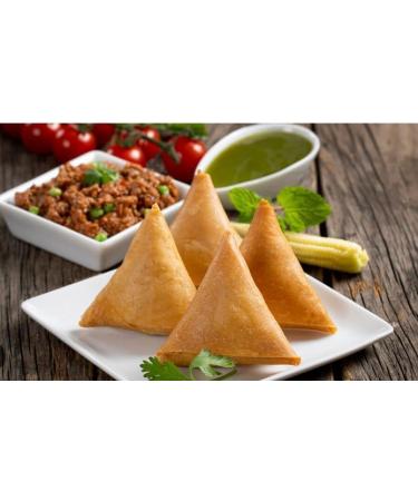 Indian Punjabi Crispy Samosa Vegetarian Half Cooked Samosa 100% Fresh Home Made Snacks x 15 Pcs For Friend & Family For All Occasions Tasty And Twisty Treat Sold By Kidzbuzz - Buy Online on GoSupps.com
