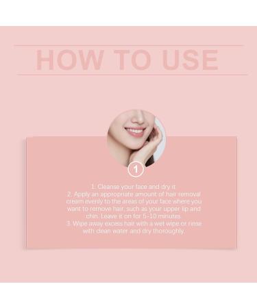  JASUBAI depilatory face cream for women moisturizing nourishes with peach oil extracts and shea butter gentle formula for the upper lip face non irritating skin - Buy Online on GoSupps.com