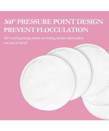 YUYDYU Cotton Pads Makeup Remover - 100 Cosmetic Cotton Rounds for Face Cleaning | Soft & Absorbent Cleaning Pads - Perfect for All Skin Types - Buy Online on GoSupps.com